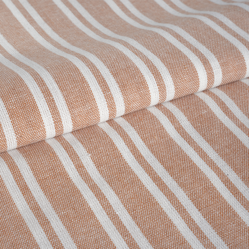 Tessuto misto 55% LINO 45% RAYON YD STRIPE