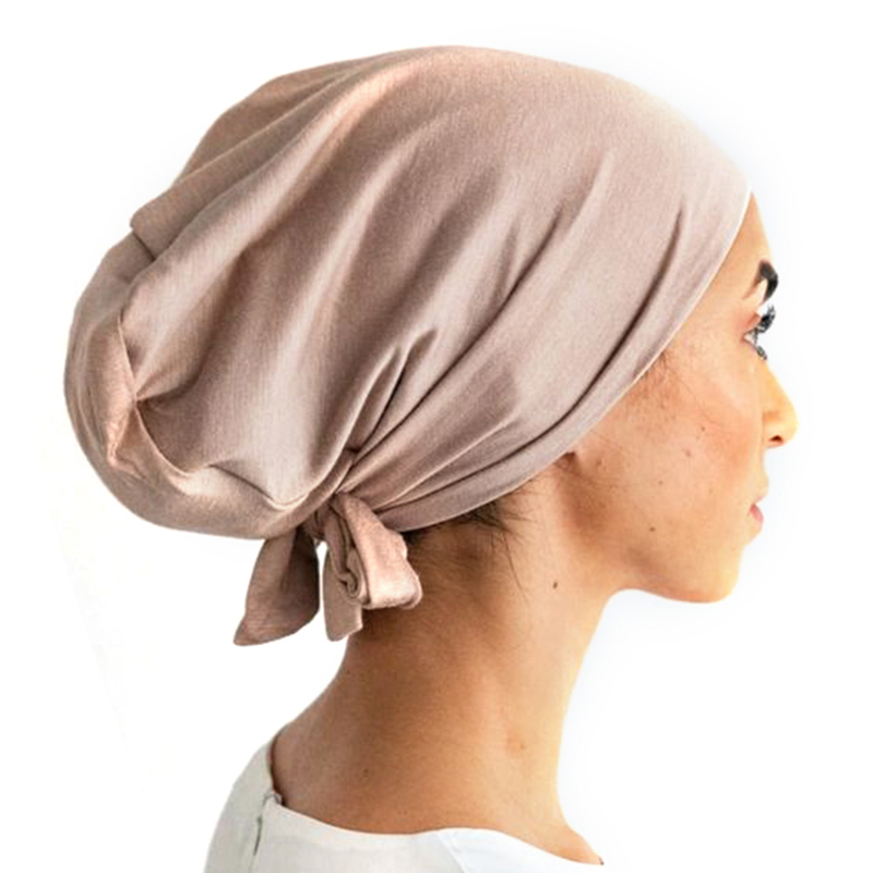 G384 Sottocappuccio hijab elastico delicato sulla pelle