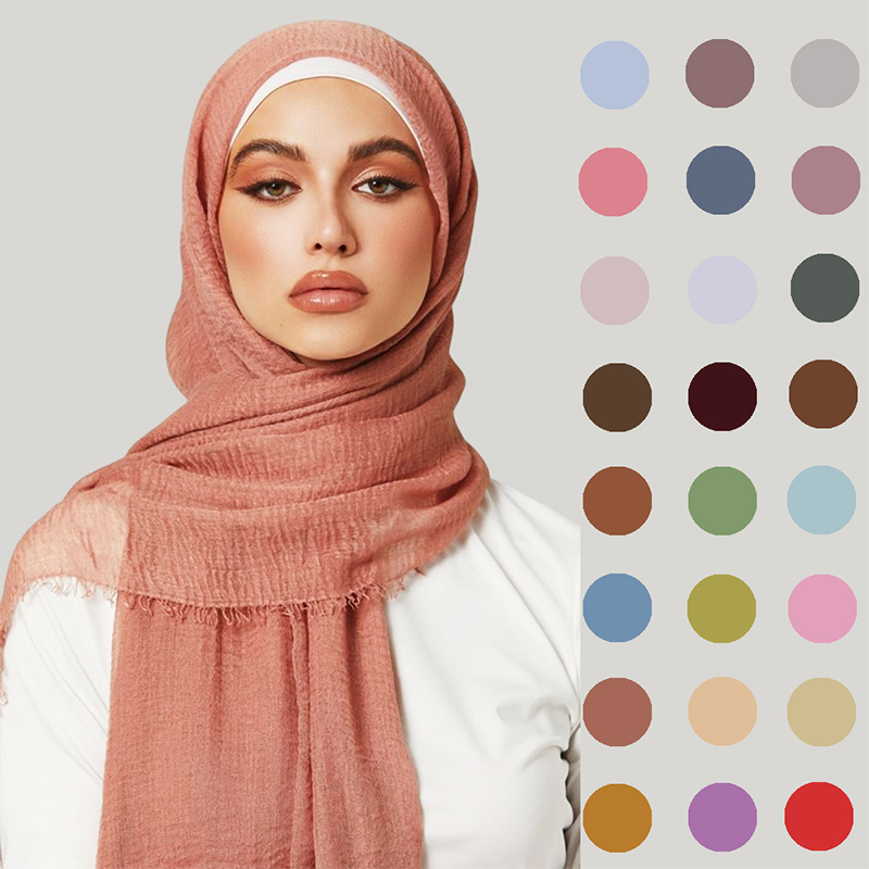 W1189 Hijab in voile comodo e versatile