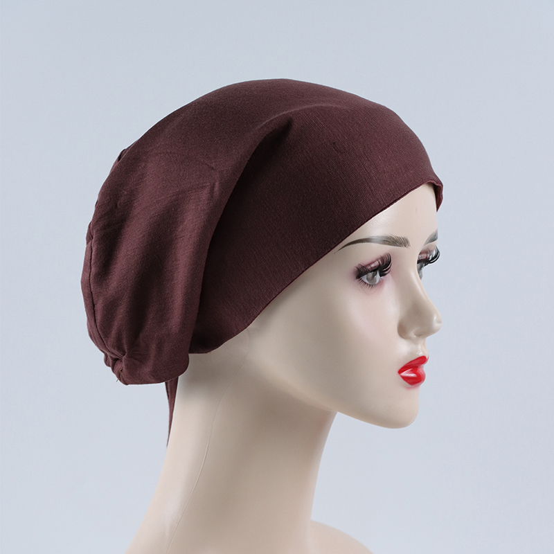 G384 Sottocappuccio hijab elastico delicato sulla pelle