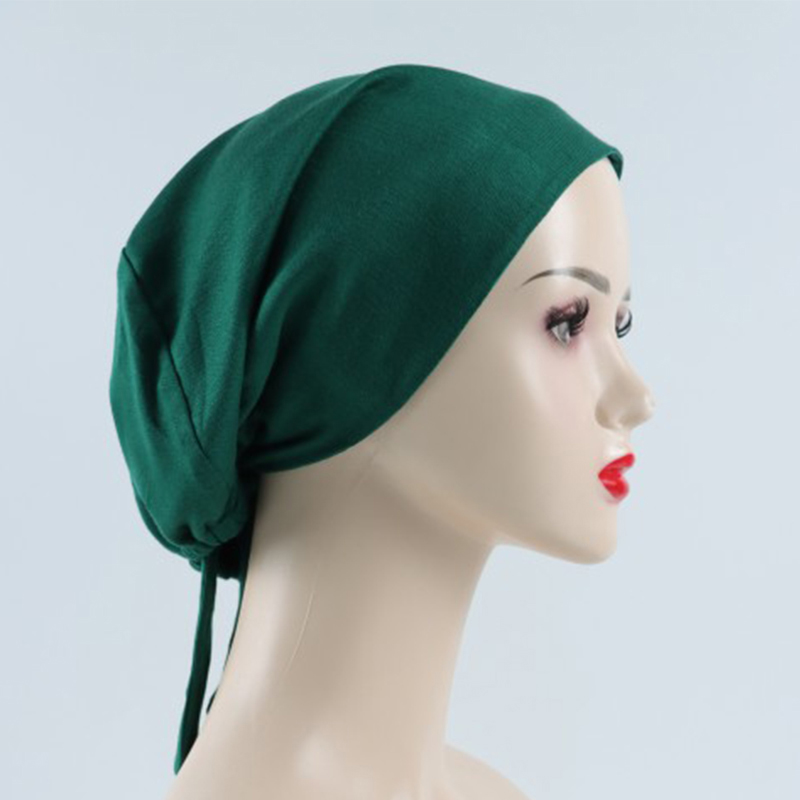 G384 Sottocappuccio hijab elastico delicato sulla pelle