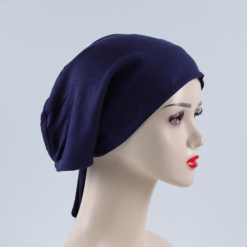 G384 Sottocappuccio hijab elastico delicato sulla pelle
