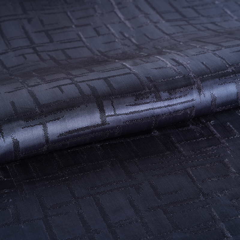 Fodera jacquard in pregiata viscosa 75D