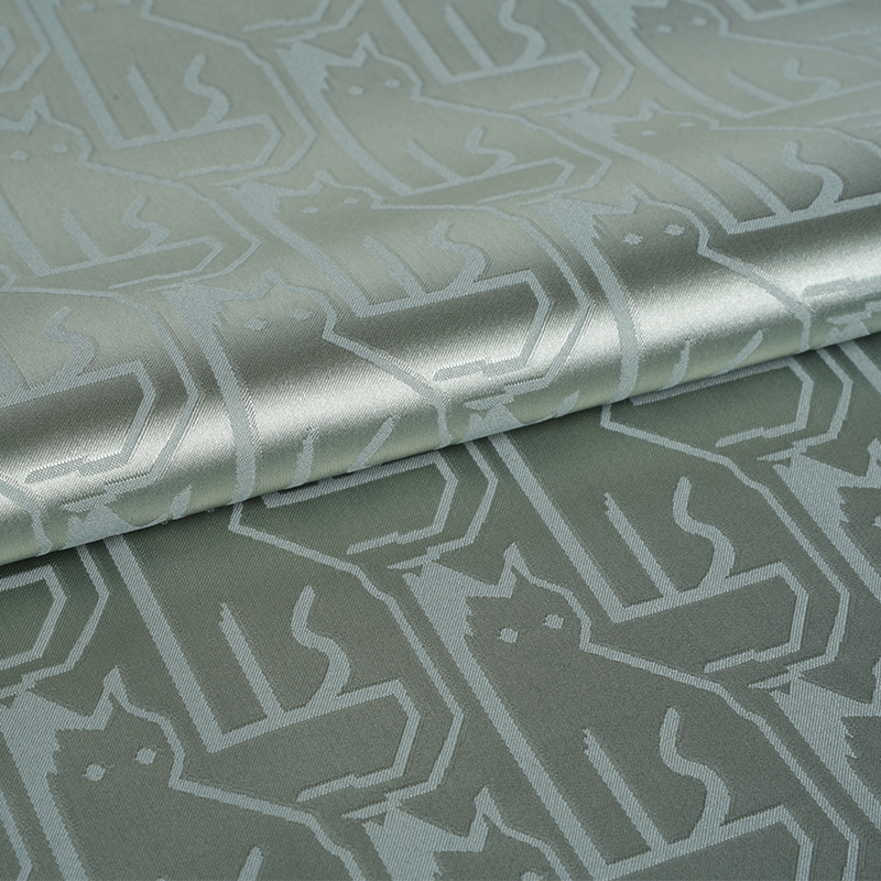 Teste di gatto irregolari in raso elasticizzato 75D