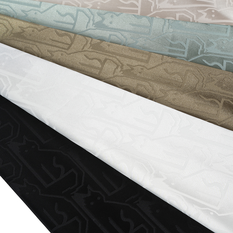 Teste di gatto irregolari in raso elasticizzato 75D