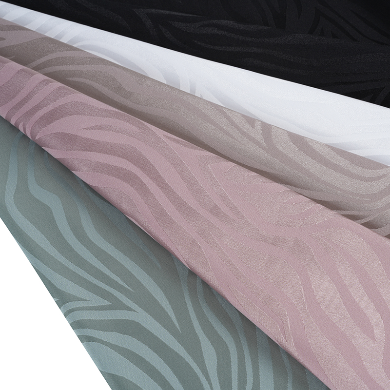 Jacquard zebrato in raso elasticizzato 75D * 150D + 40D