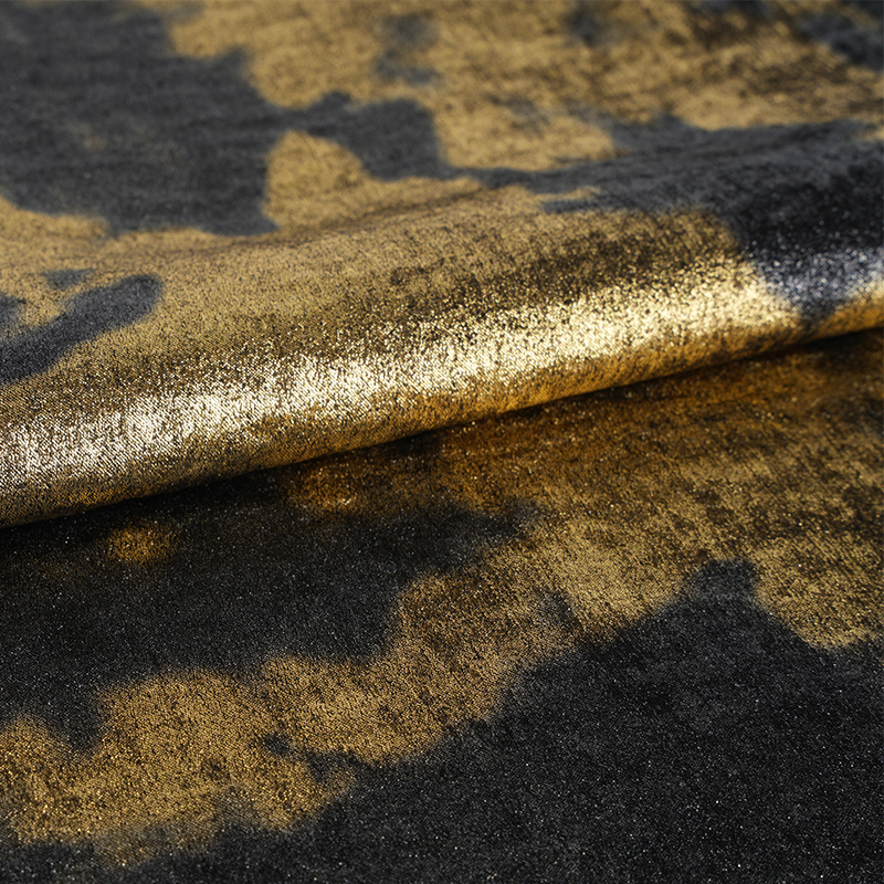 2026 Stampa a caldo satinata di velluto (stampa a caldo argento) più lavaggio