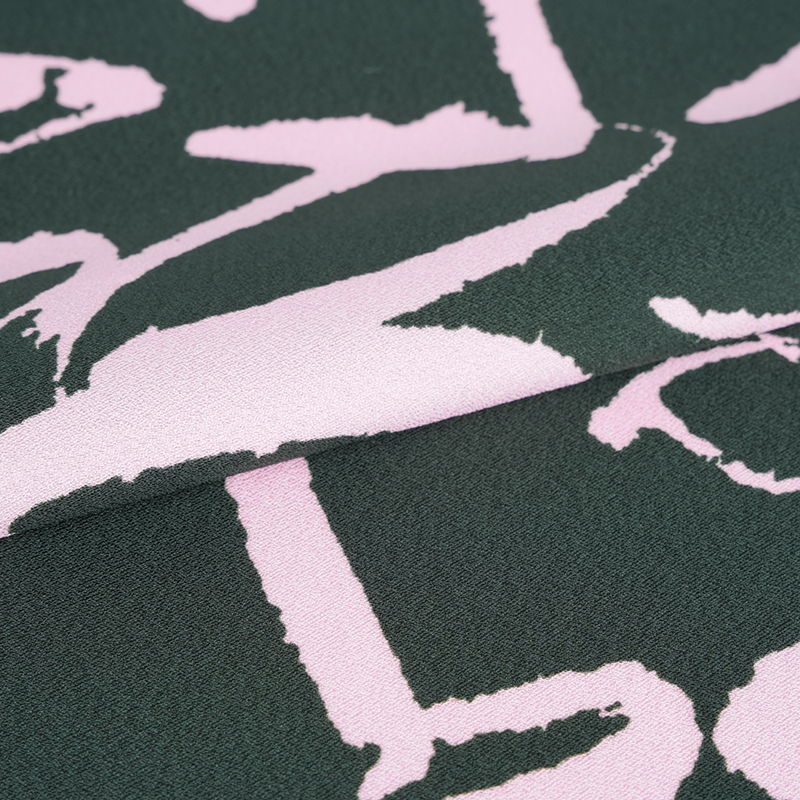 Tessuto con stampa araba spiegazzata in seta poliestere 75D * 120D