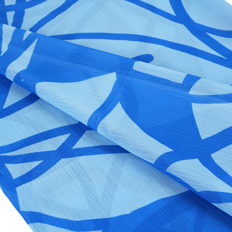 BD2503 Tessuto crêpe con stampa chiffon Dream Space 75D