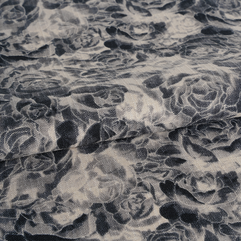 Tessuto con stampa lingerie rosa melange 320D