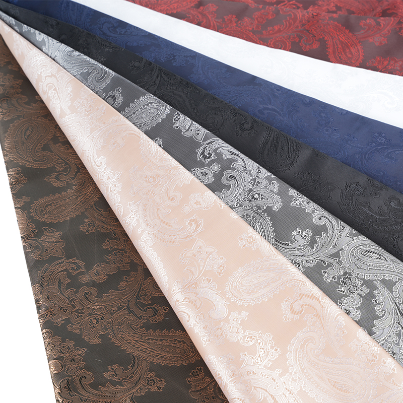 Jacquard di poliestere cationico nespolo