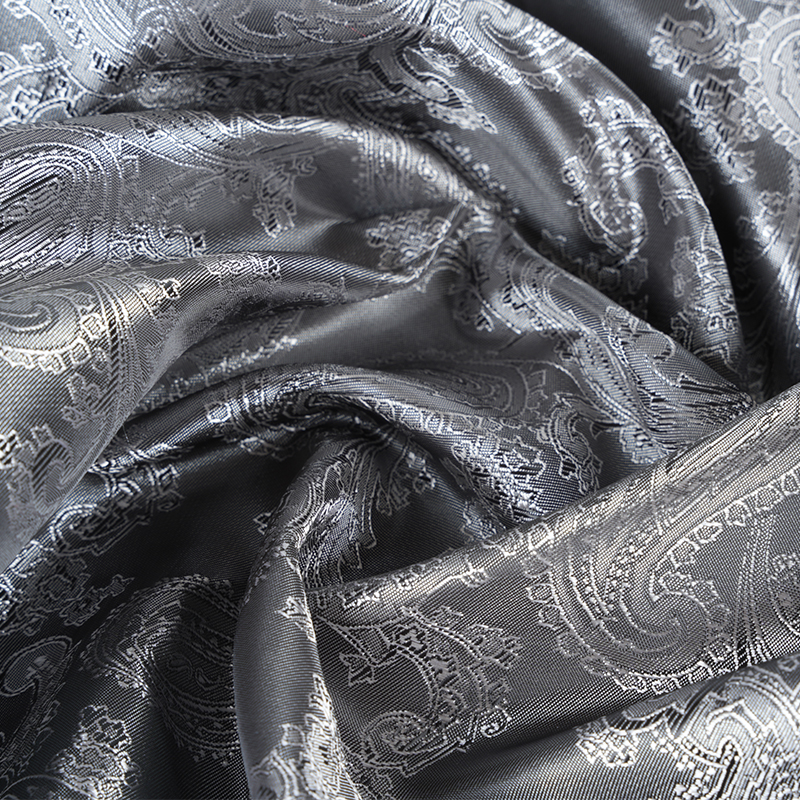 Jacquard di poliestere cationico nespolo