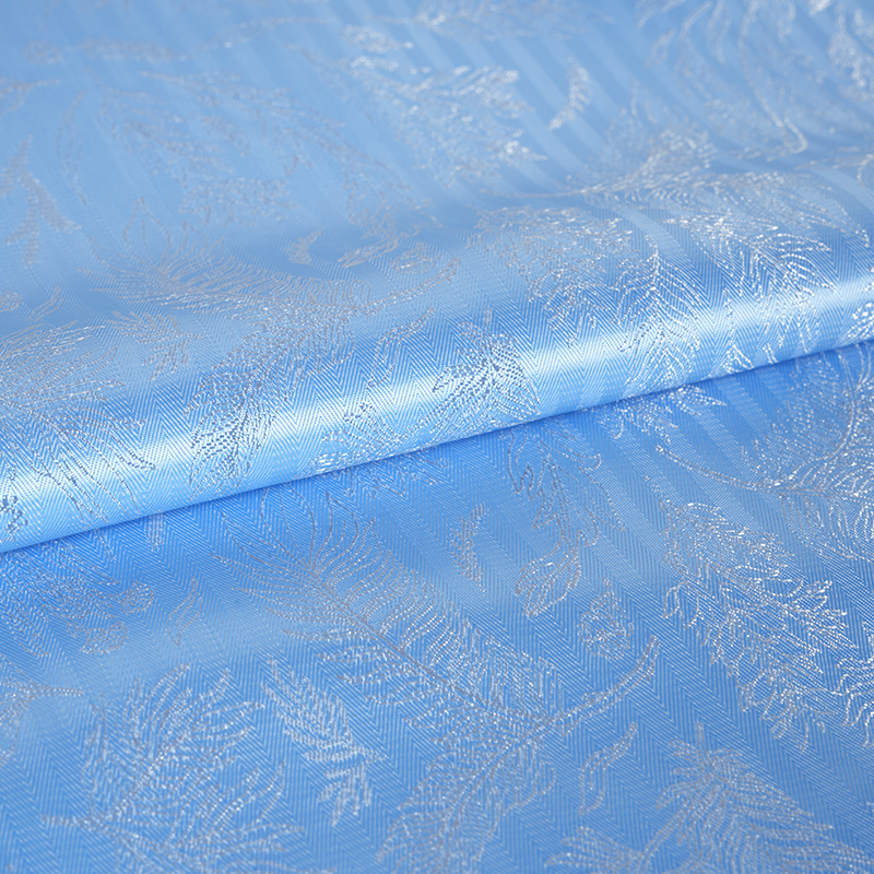 Tessuto jacquard foglia camicia rossa PV