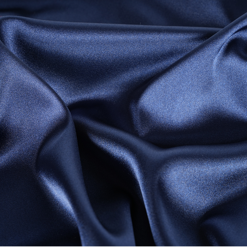 Tessuto per tintura in raso elasticizzato ritorto lucido tinto 50D * 50D