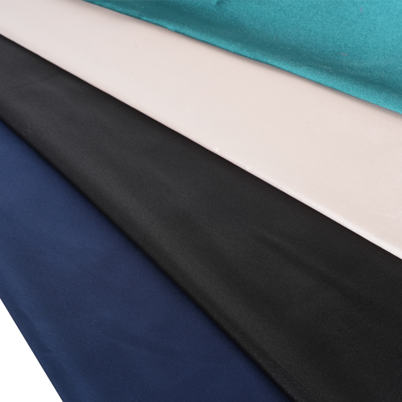 Tessuto per tintura in raso elasticizzato ritorto lucido tinto 50D * 50D