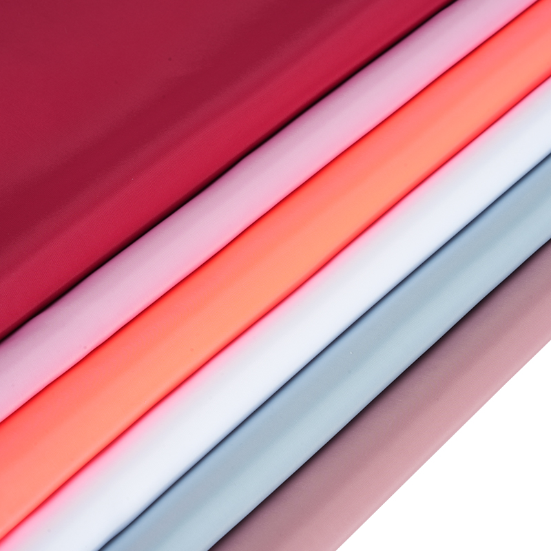 Tessuto memory imitazione tinta unita 75D FDY (senza torsione)