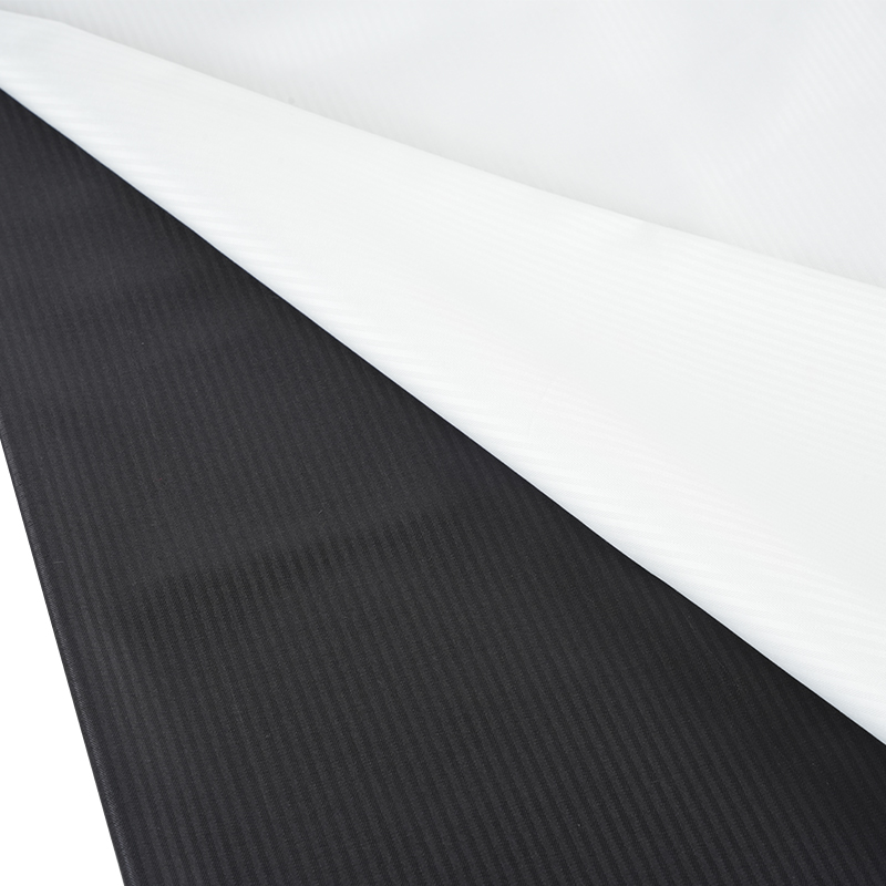 Tessuto tascabile a righe jacquard tinto in filo di poliestere