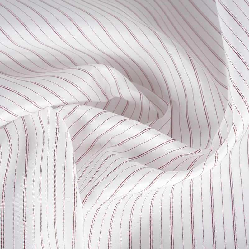 Tessuto per fodera maniche a righe elasticizzate 100% poliestere