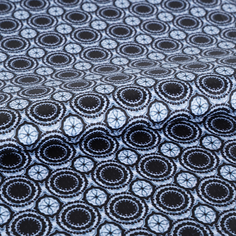Tessuto per stampa pizzo ad anello in taffetà di poliestere 210T