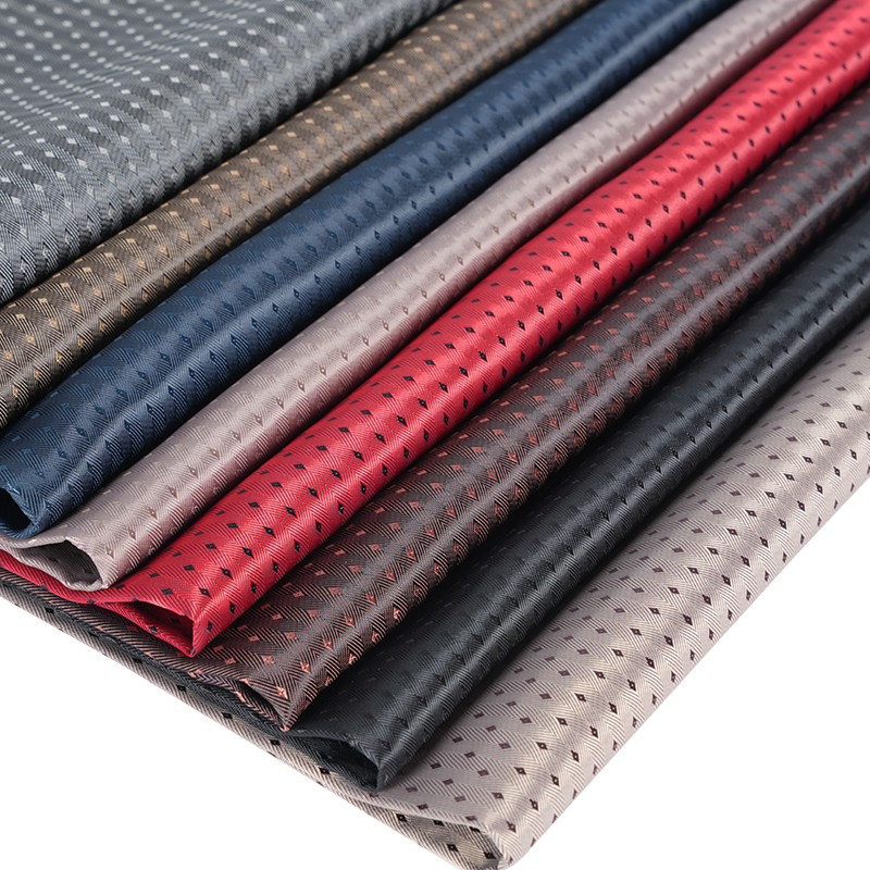 Tessuto a griglia diamantata con fondo in twill a spina di pesce PV